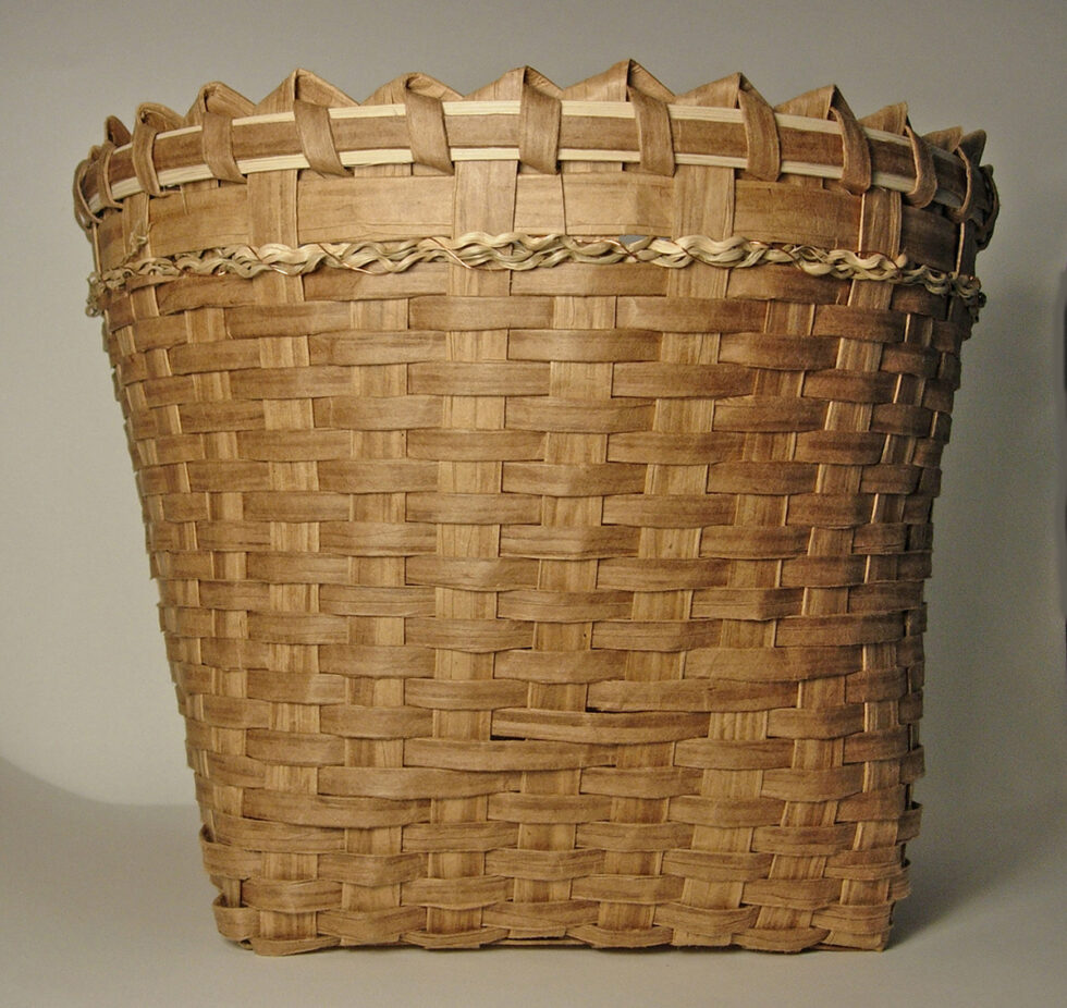 Class 20 Fancy Flared Fiber Splint Stowe Basketry Festival