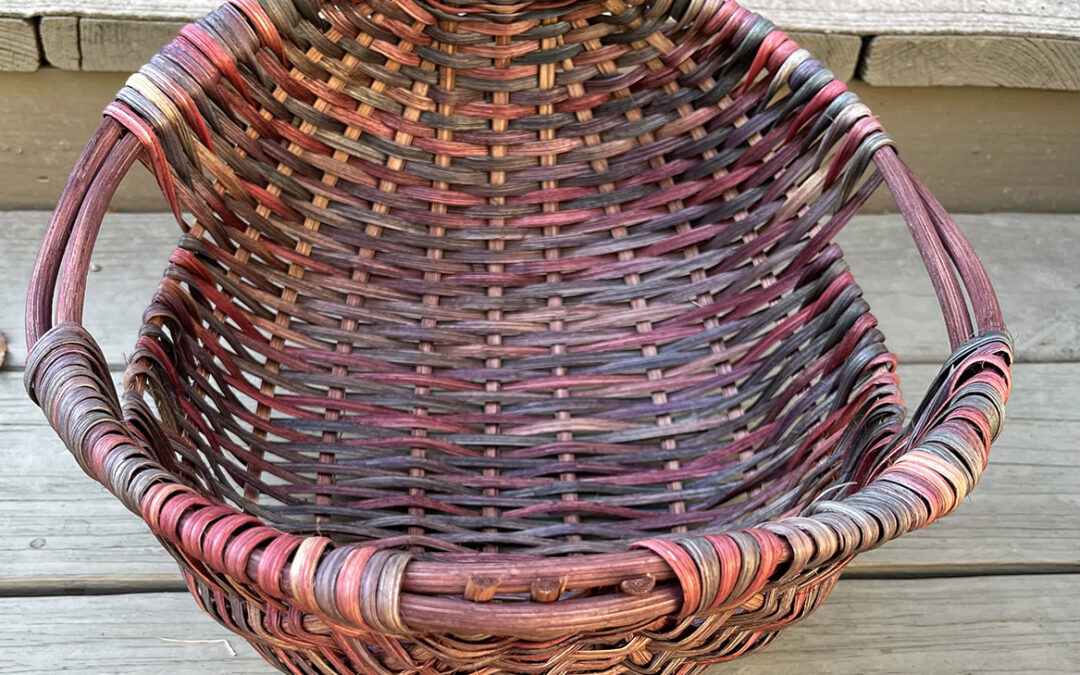 Class #34 – Potato Basket with Space Dyed Reed